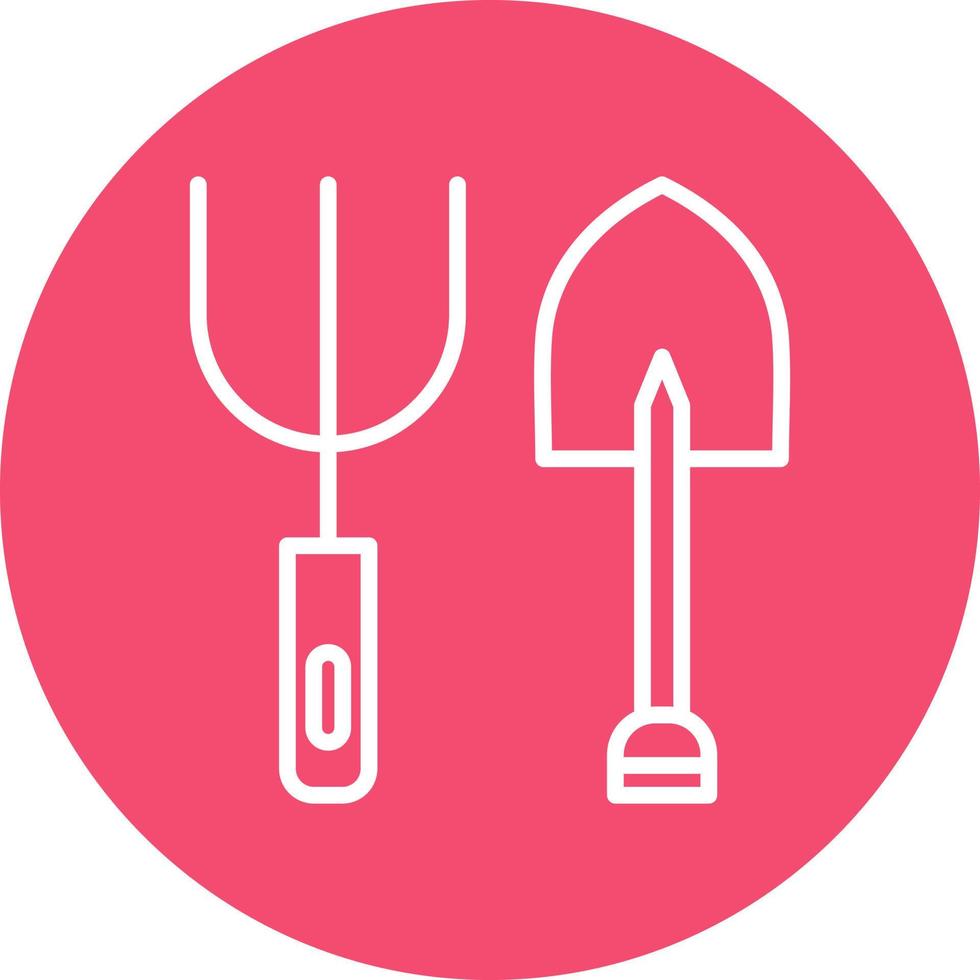 Pitchfork Vector Icon Design