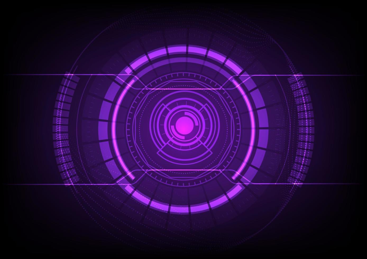 Abstract technology background with violet Hi-tech communication concept vector