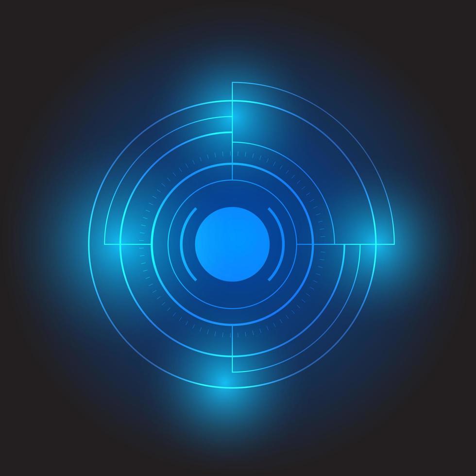 Abstract technology with Hi-tech  background vector