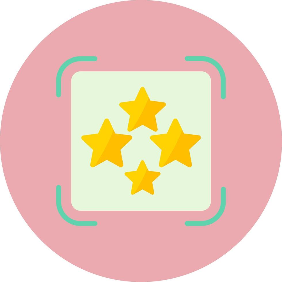 Four Stars Vector Icon