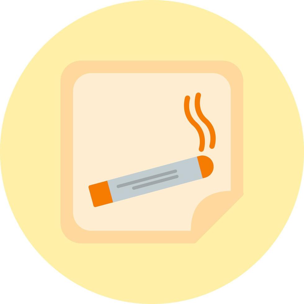 Nicotine Patch Vector Icon