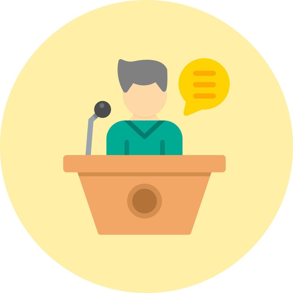 Speaking Vector Icon