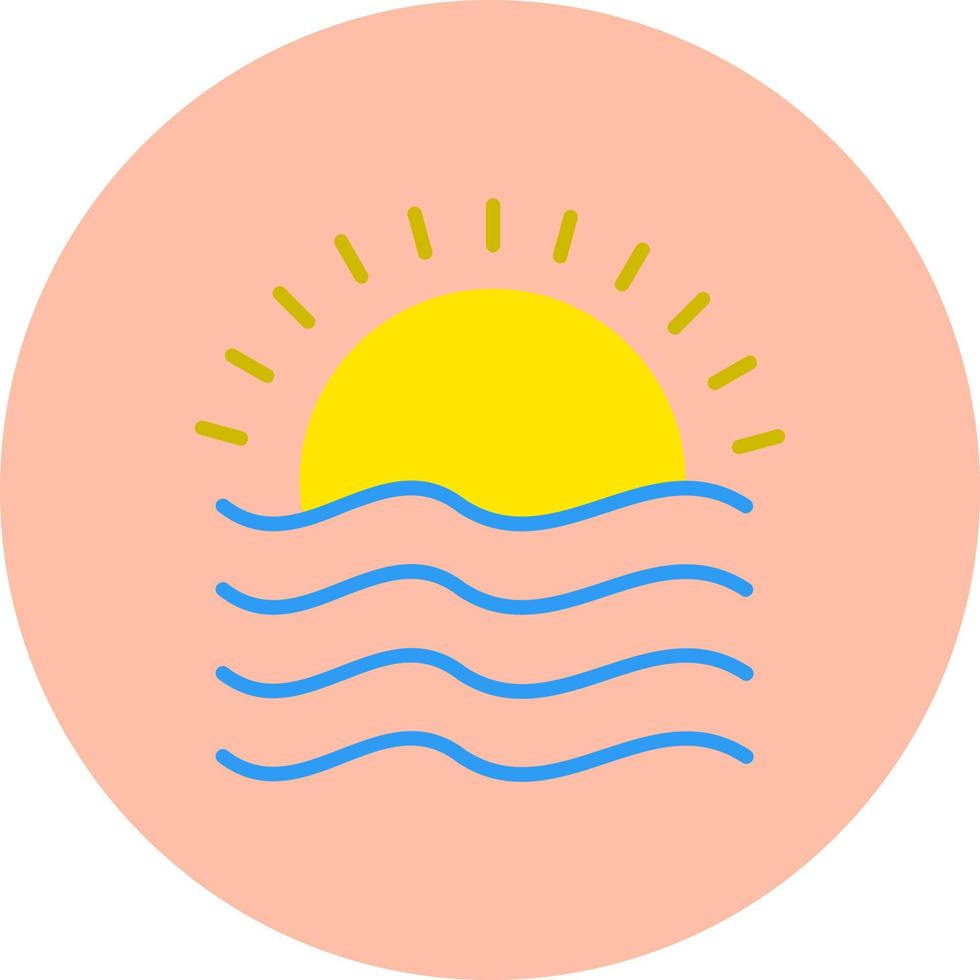 Sunset Vector Icon