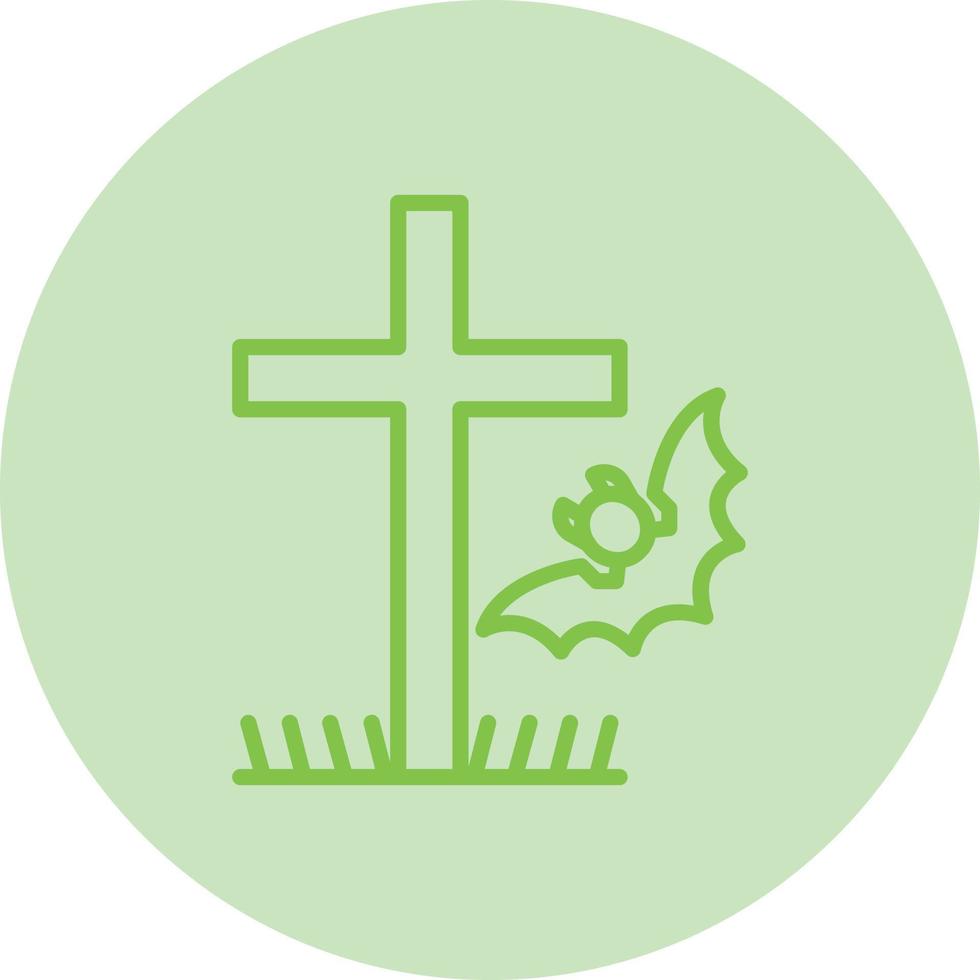 Cemetery Vector Icon