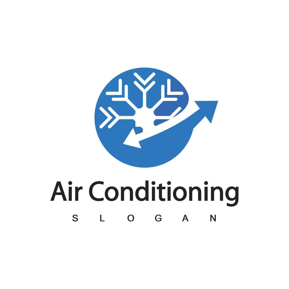 Air Conditioning Logo, HVAC Logo Concept vector