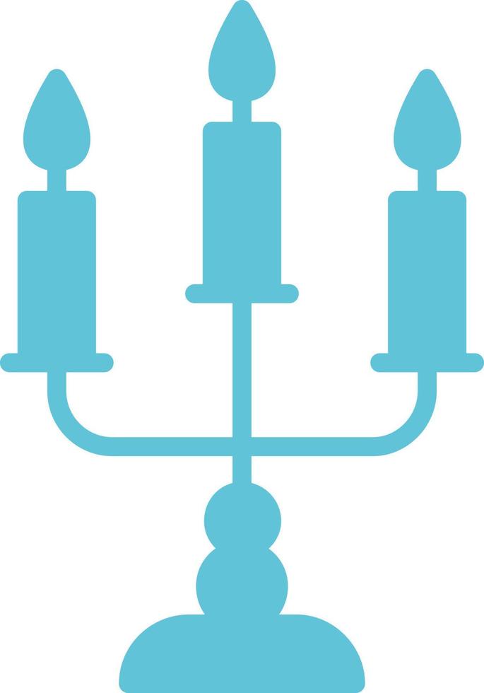 icono de vector de candelabro