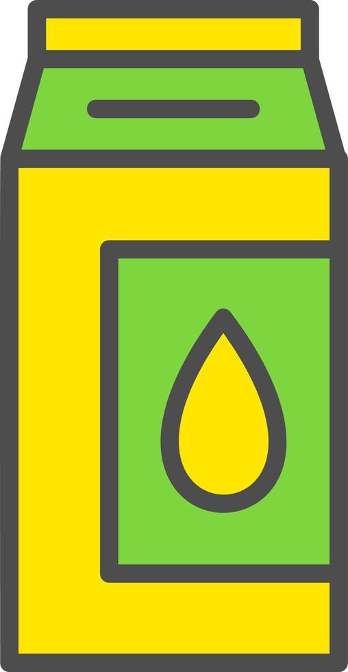 Milk Box Vector Icon