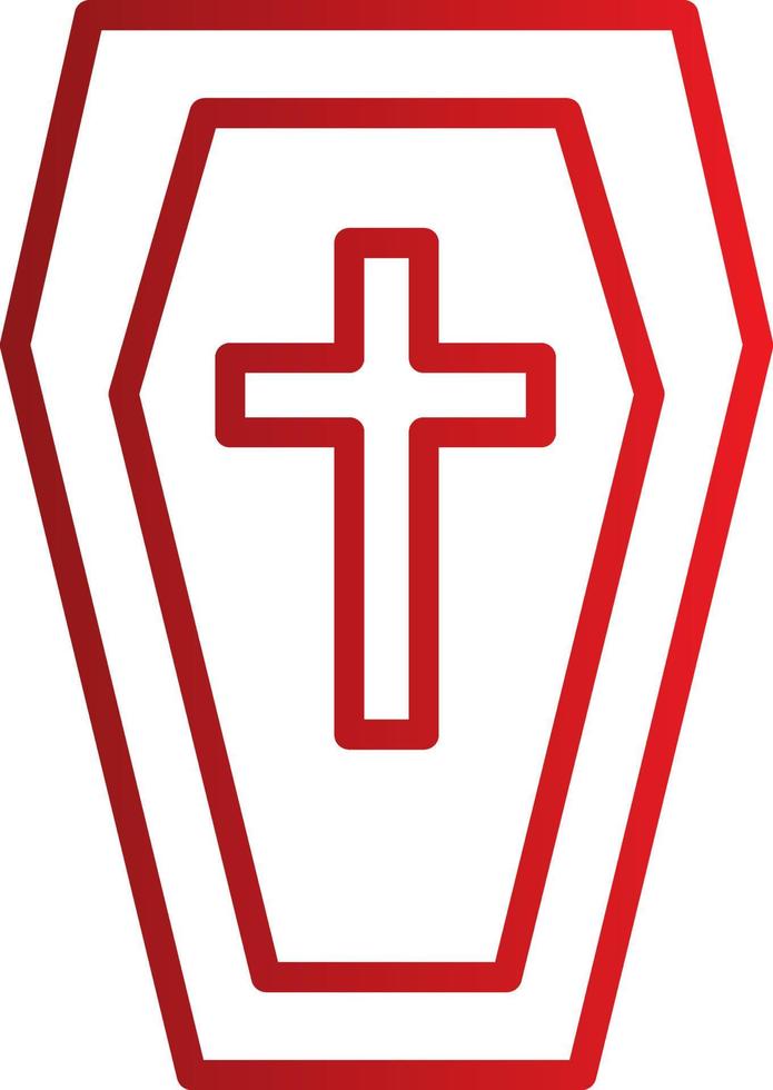 Coffin Vector Icon