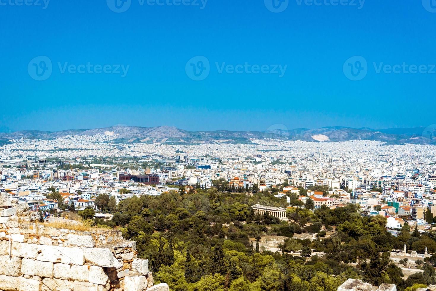 view of the Athens in the afternoon photo