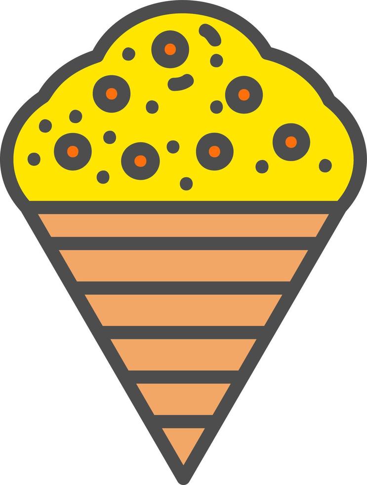 icono de vector de helado