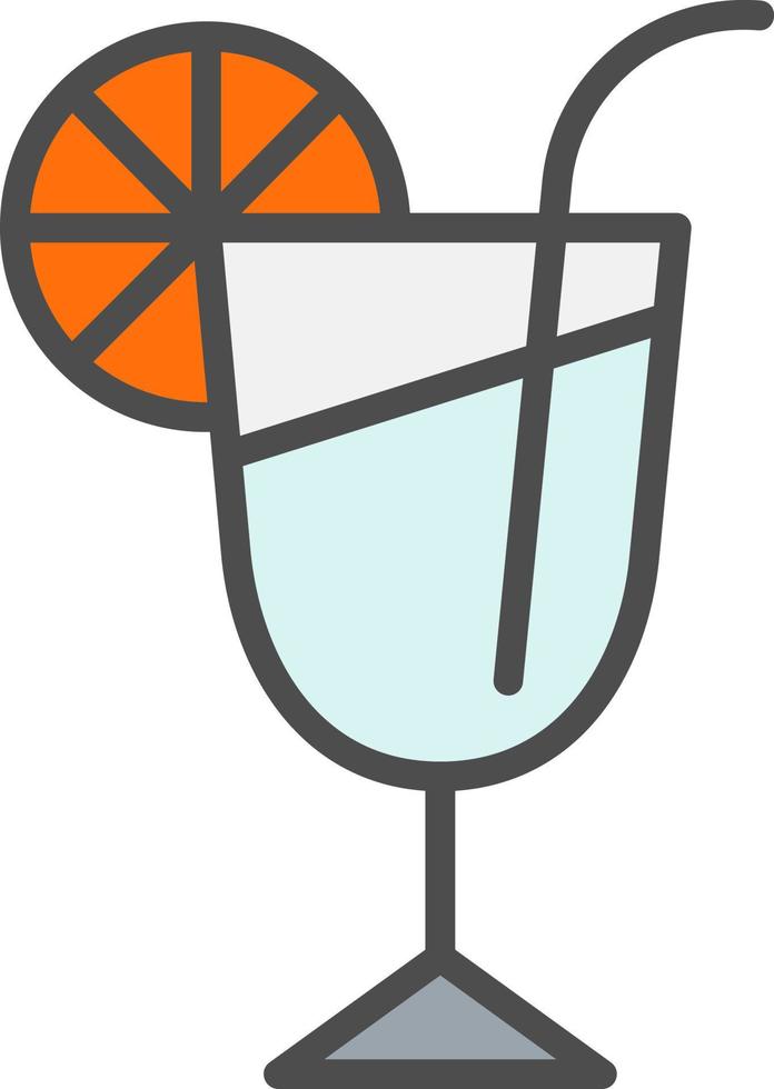 icono de vector de coctel