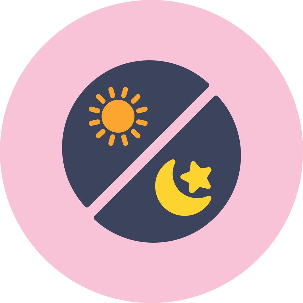 Day And Night Vector Icon