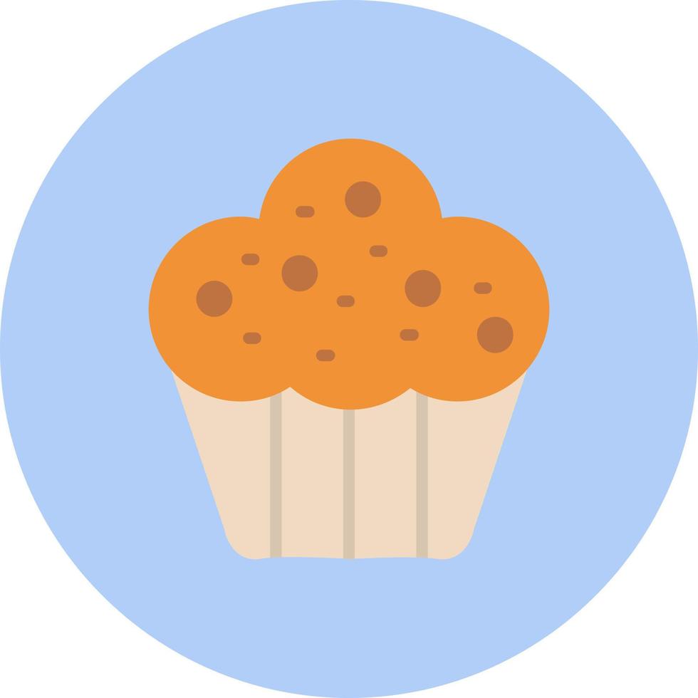 icono de vector de muffin