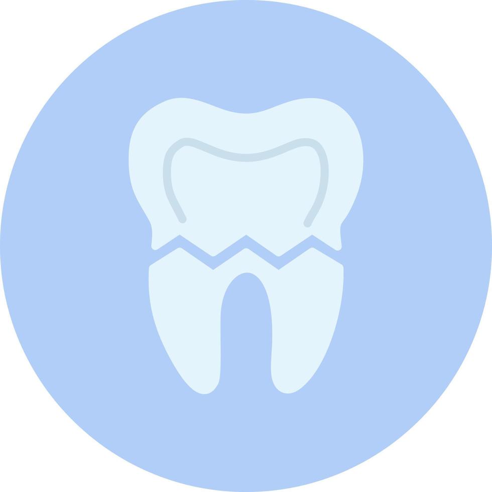 Broken Tooth Vector Icon
