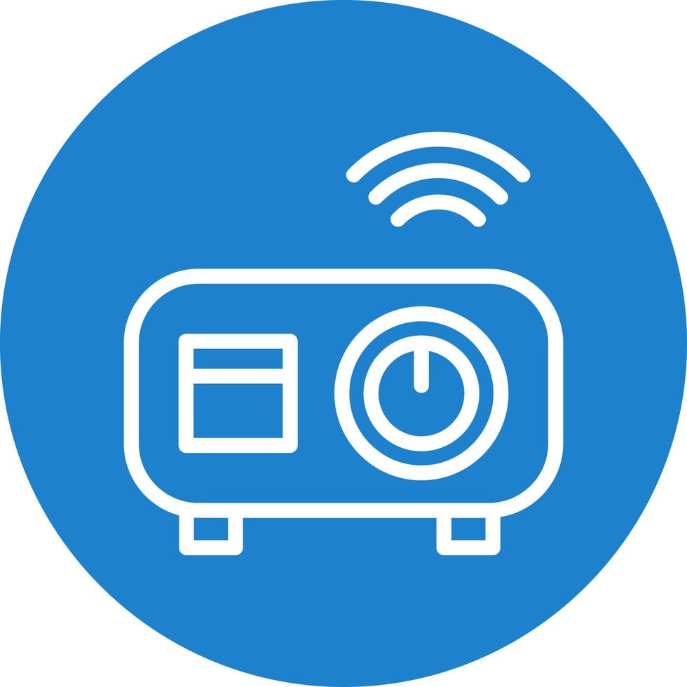Video Projector Vector Icon Design