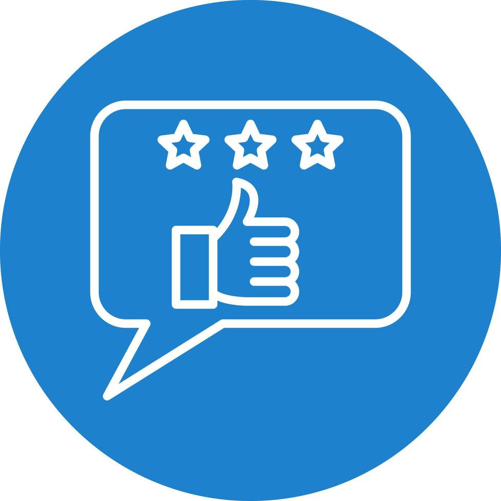 Good Feedback Vector Icon Design