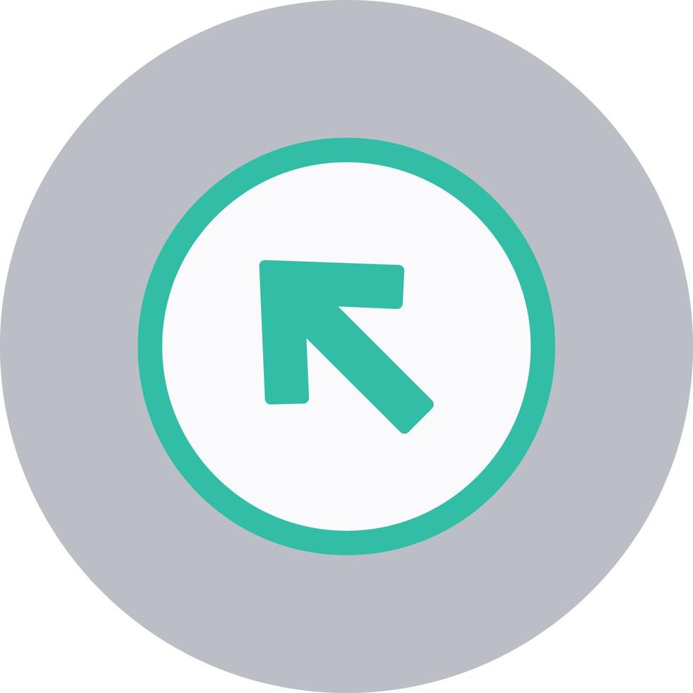 Up Left Arrow Vector Icon