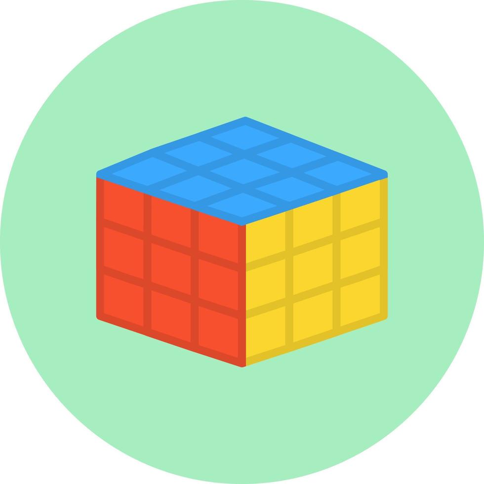 rubik vector icono