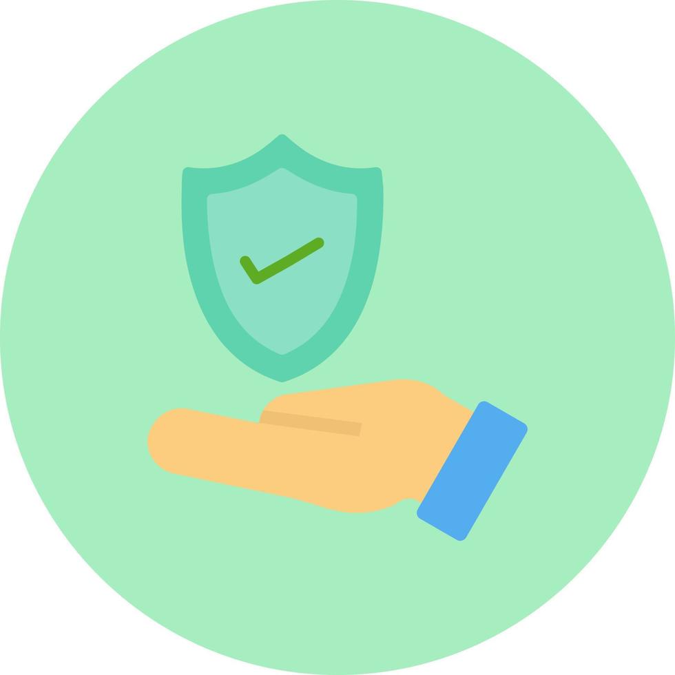 Insurance Hand Vector Icon