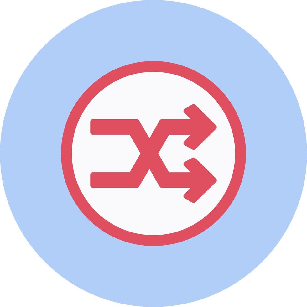 Shuffle Arrow Vector Icon