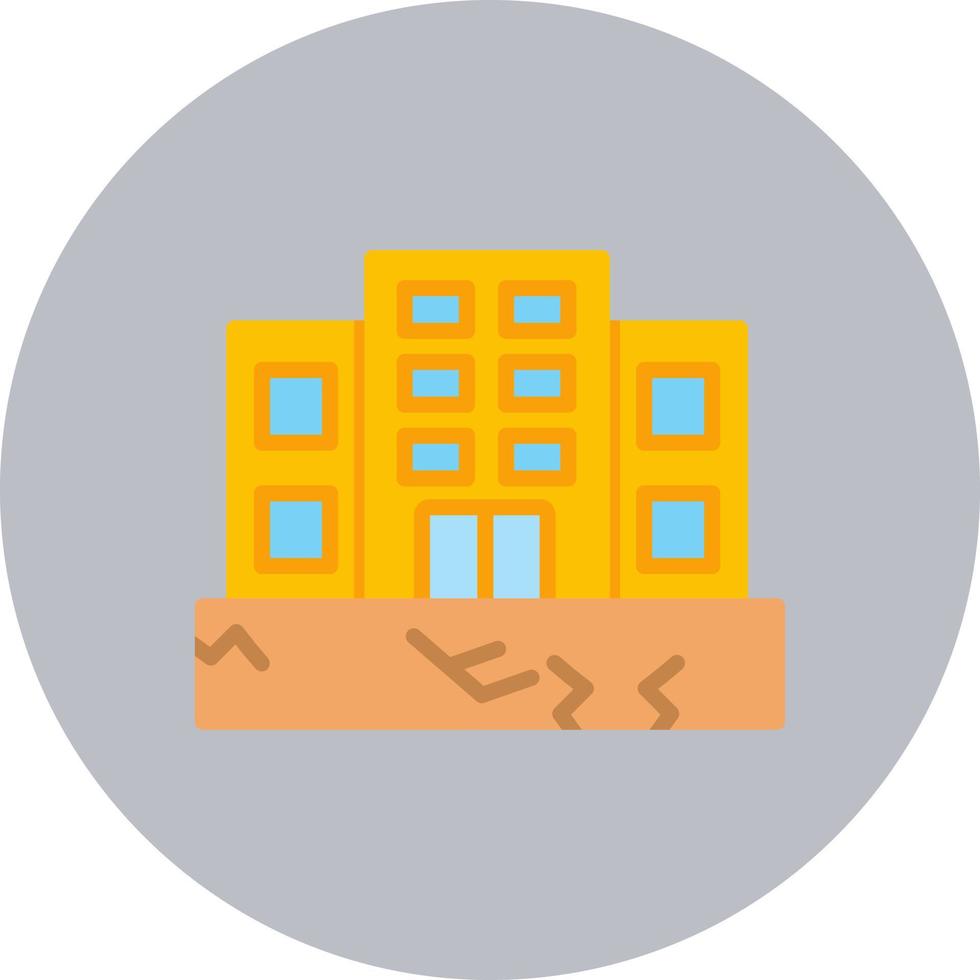 Earthquake Vector Icon