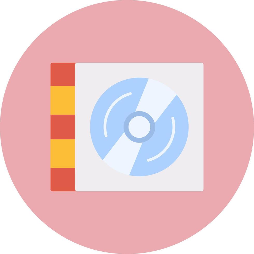 icono de vector de disco compacto