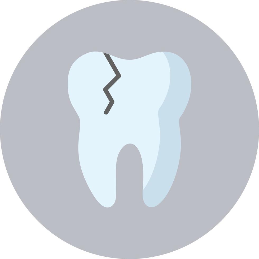 Broken Tooth Vector Icon