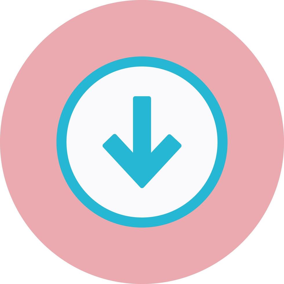 Down Arrow Vector Icon