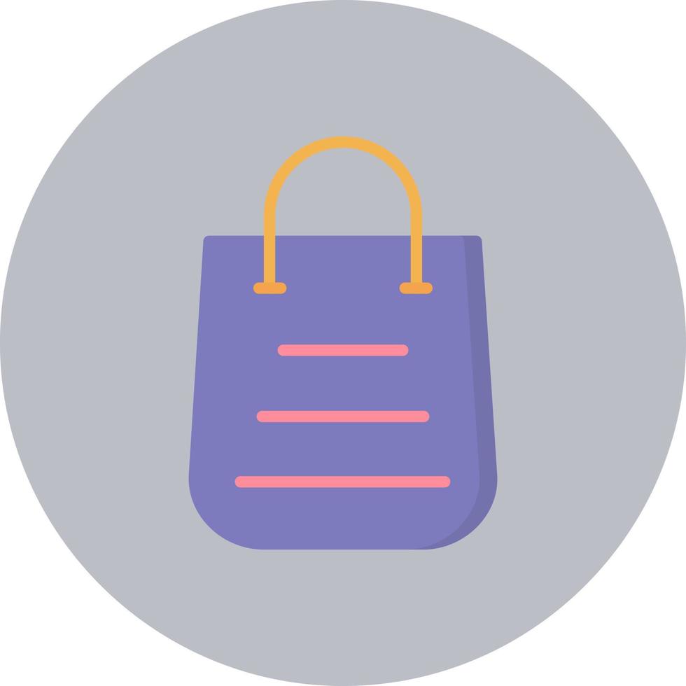 icono de vector de bolsa de compras