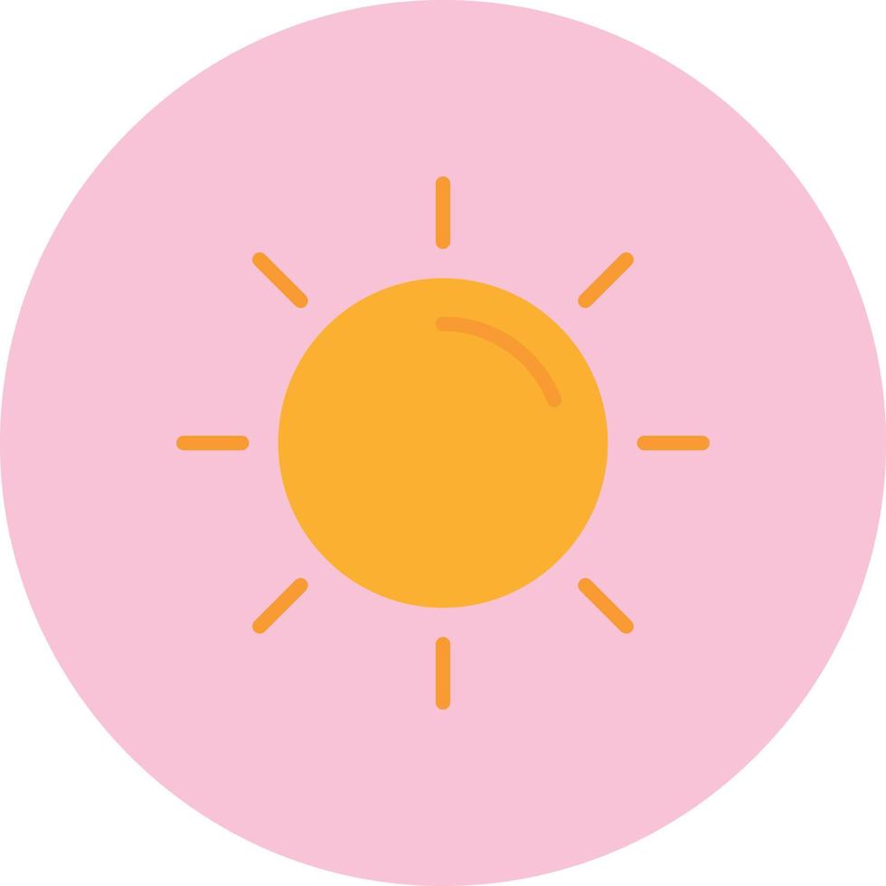 Sun Vector Icon