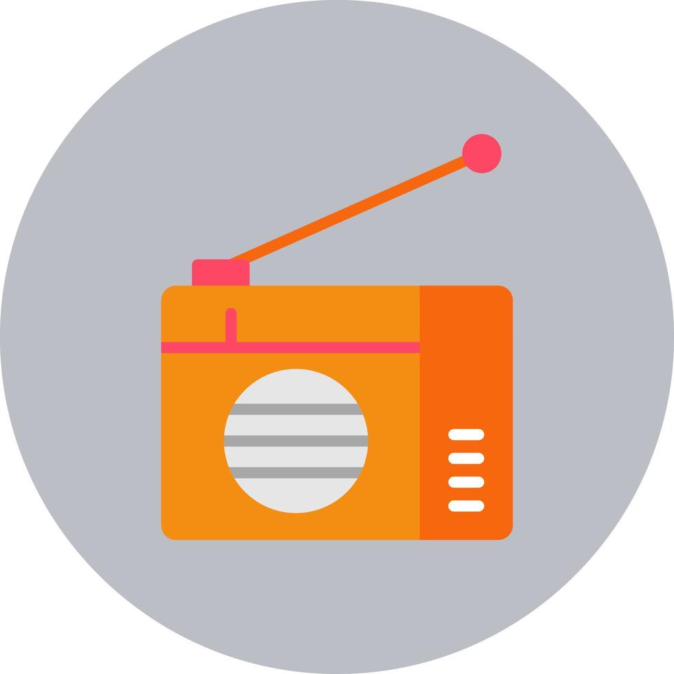 icono de vector de radio