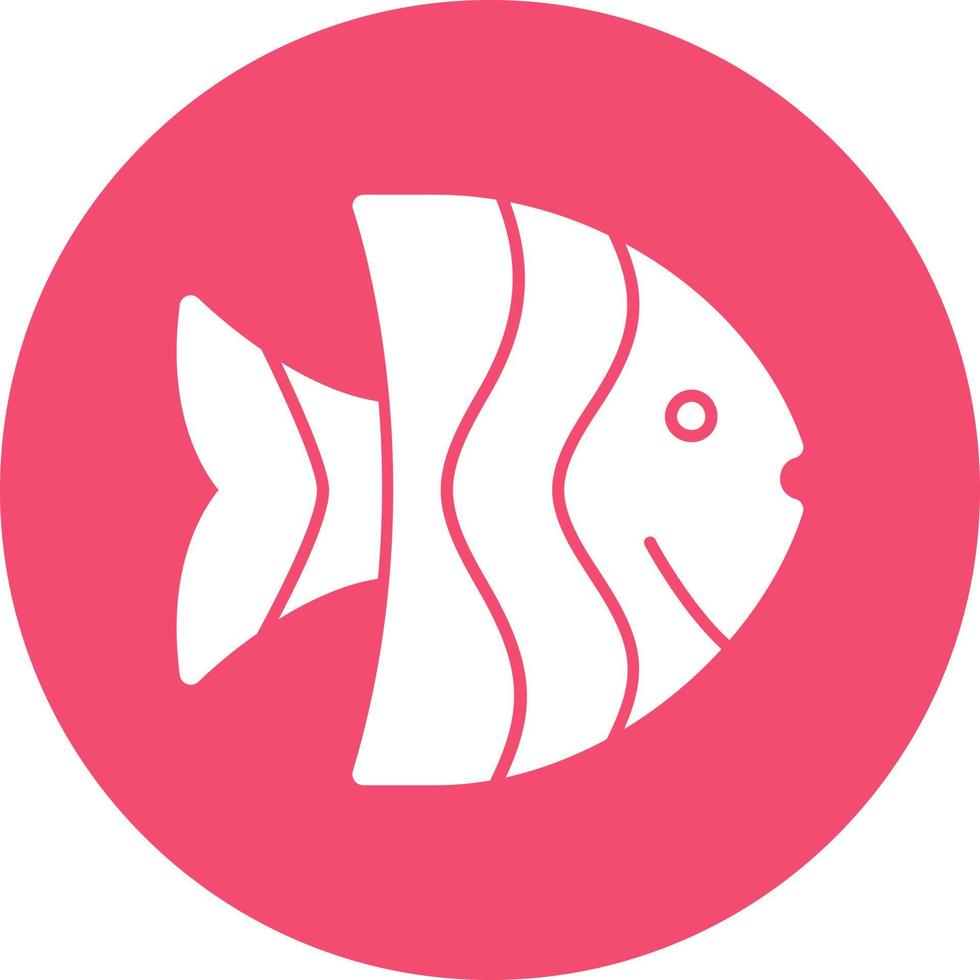 Angelfish Vector Icon Design