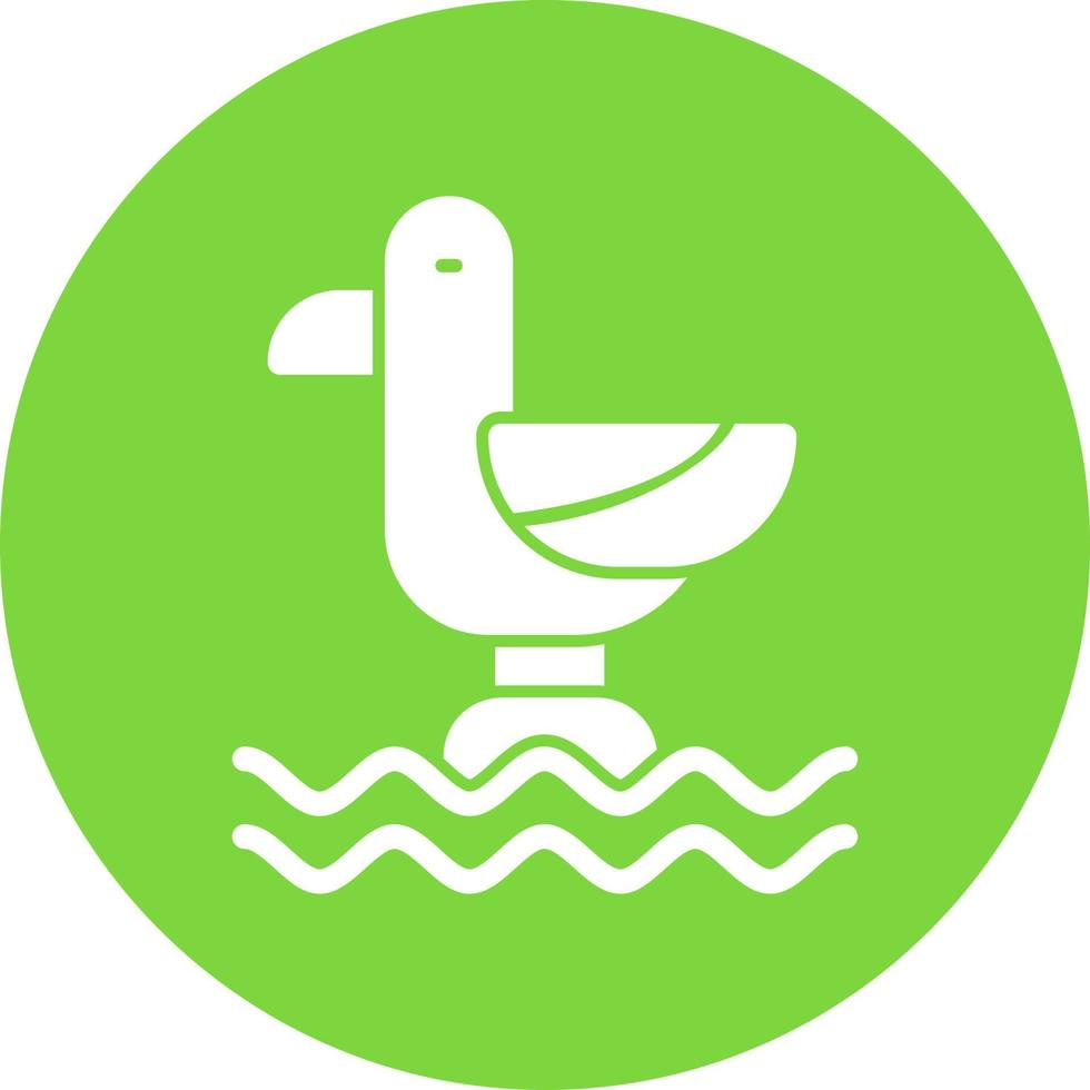 Seagull Vector Icon Design