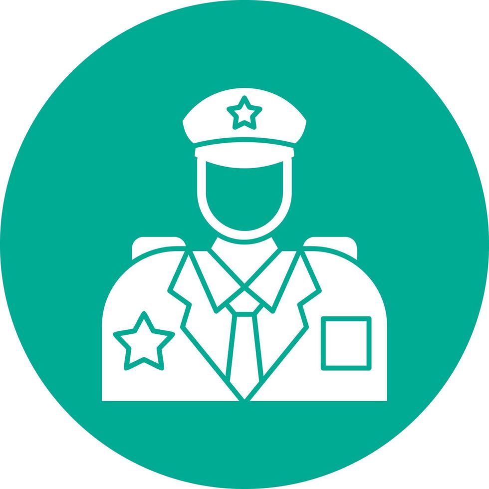 Captain Vector Icon Design