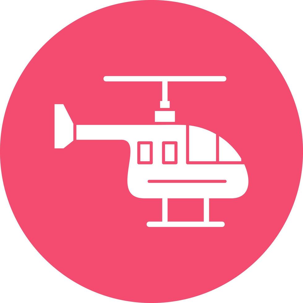 Helicopter Vector Icon Design