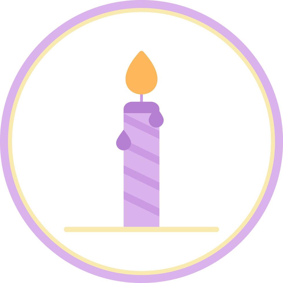 Candle Vector Icon Design