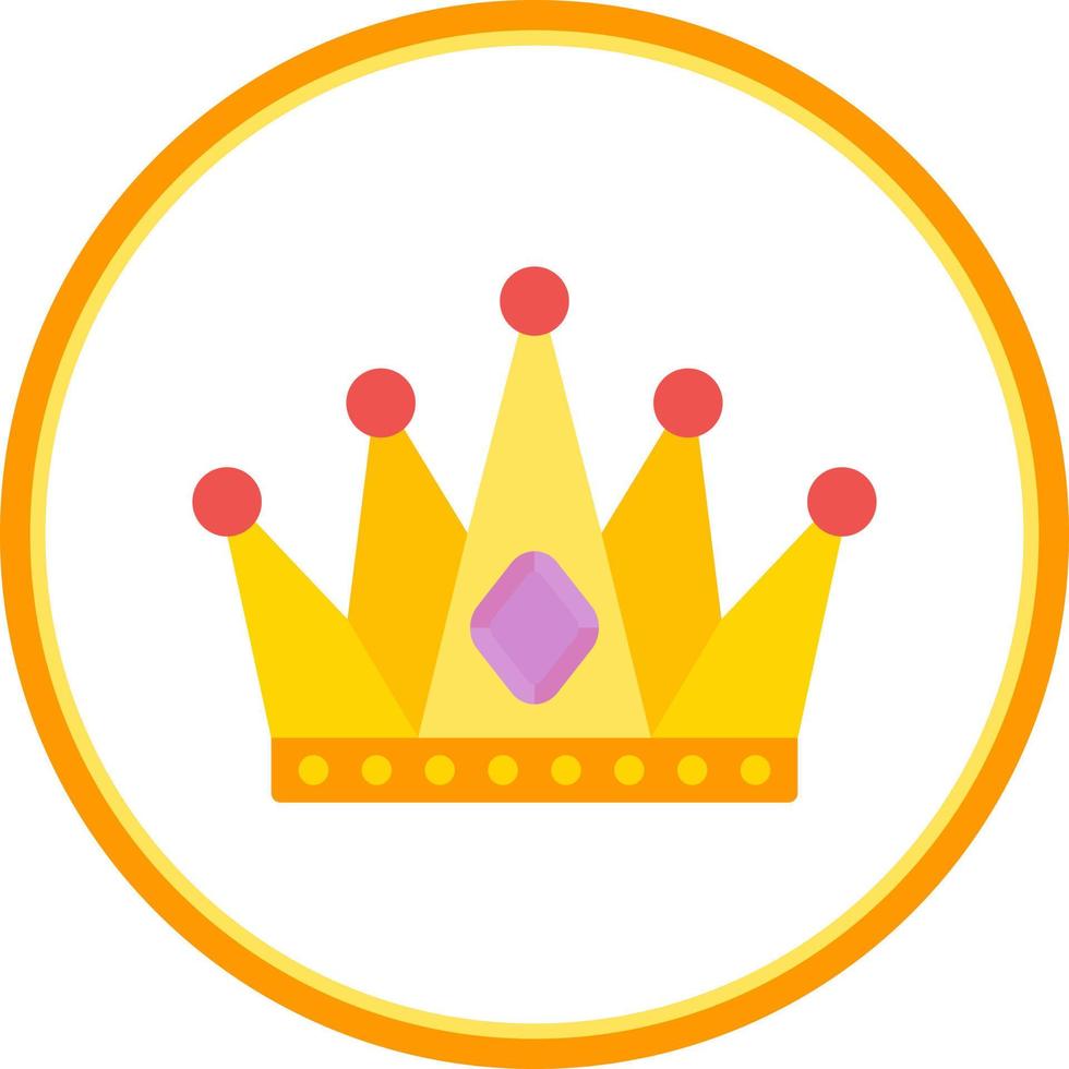 diseño de icono de vector de corona