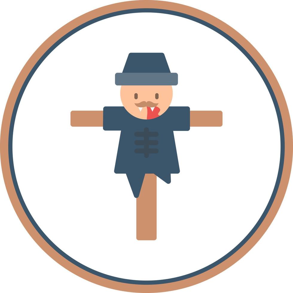 Scarecrow Vector Icon Design