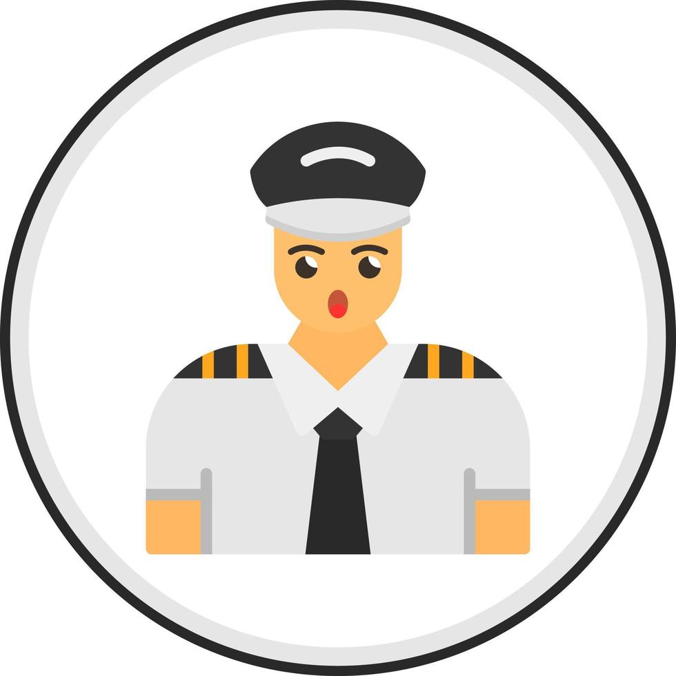 Pilot Vector Icon Design