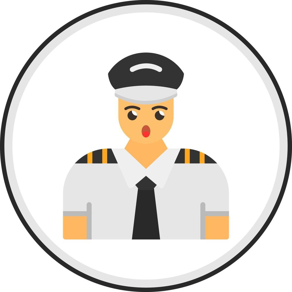 Pilot Vector Icon Design