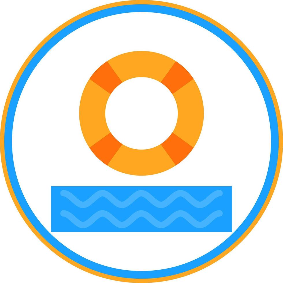 Lifebuoy Vector Icon Design