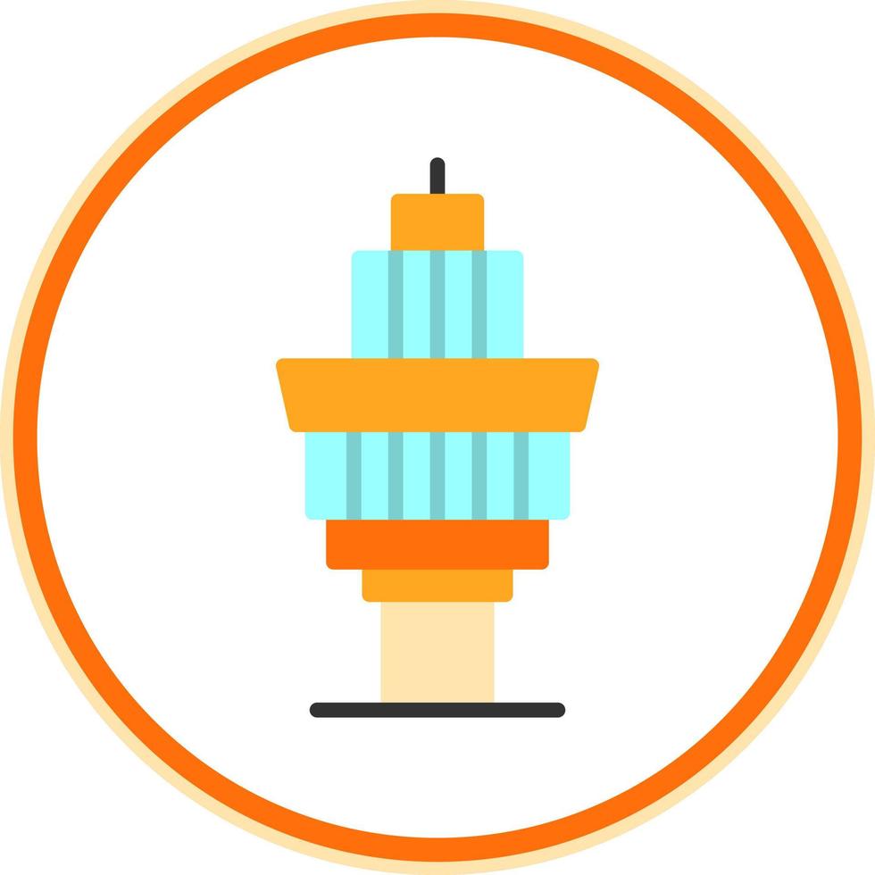 diseño de icono de vector de torre de control