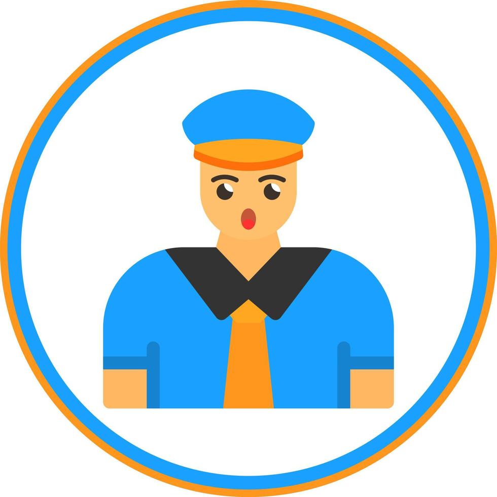 Steward Vector Icon Design