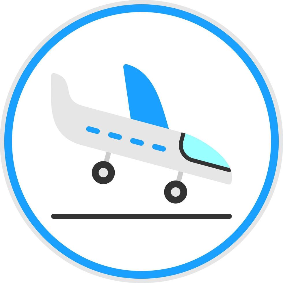 diseño de icono de vector de aterrizaje