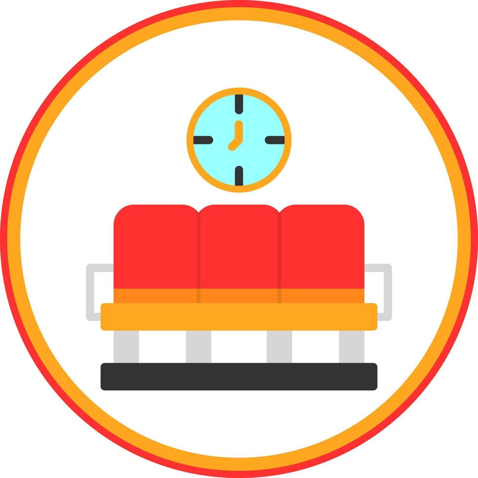 Waiting Area Vector Icon Design