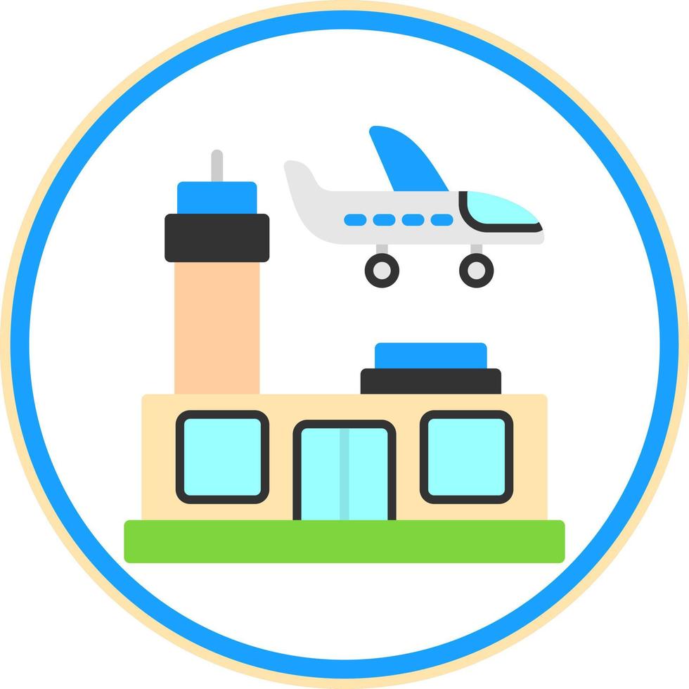 diseño de icono de vector de aeropuerto