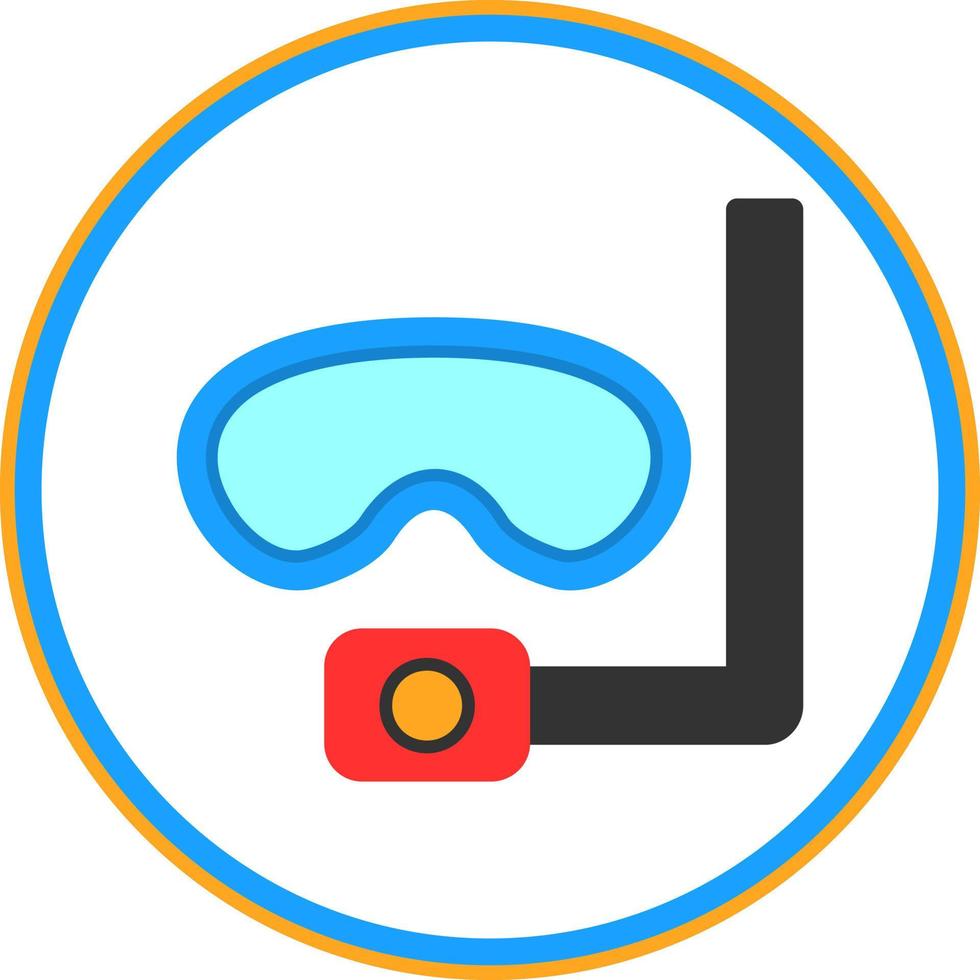 Scuba Diving Vector Icon Design