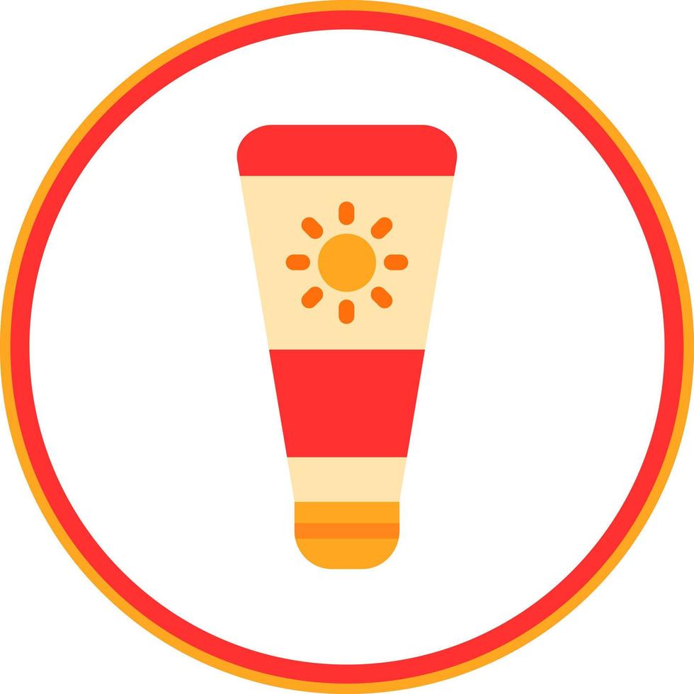 Sunscreen Vector Icon Design