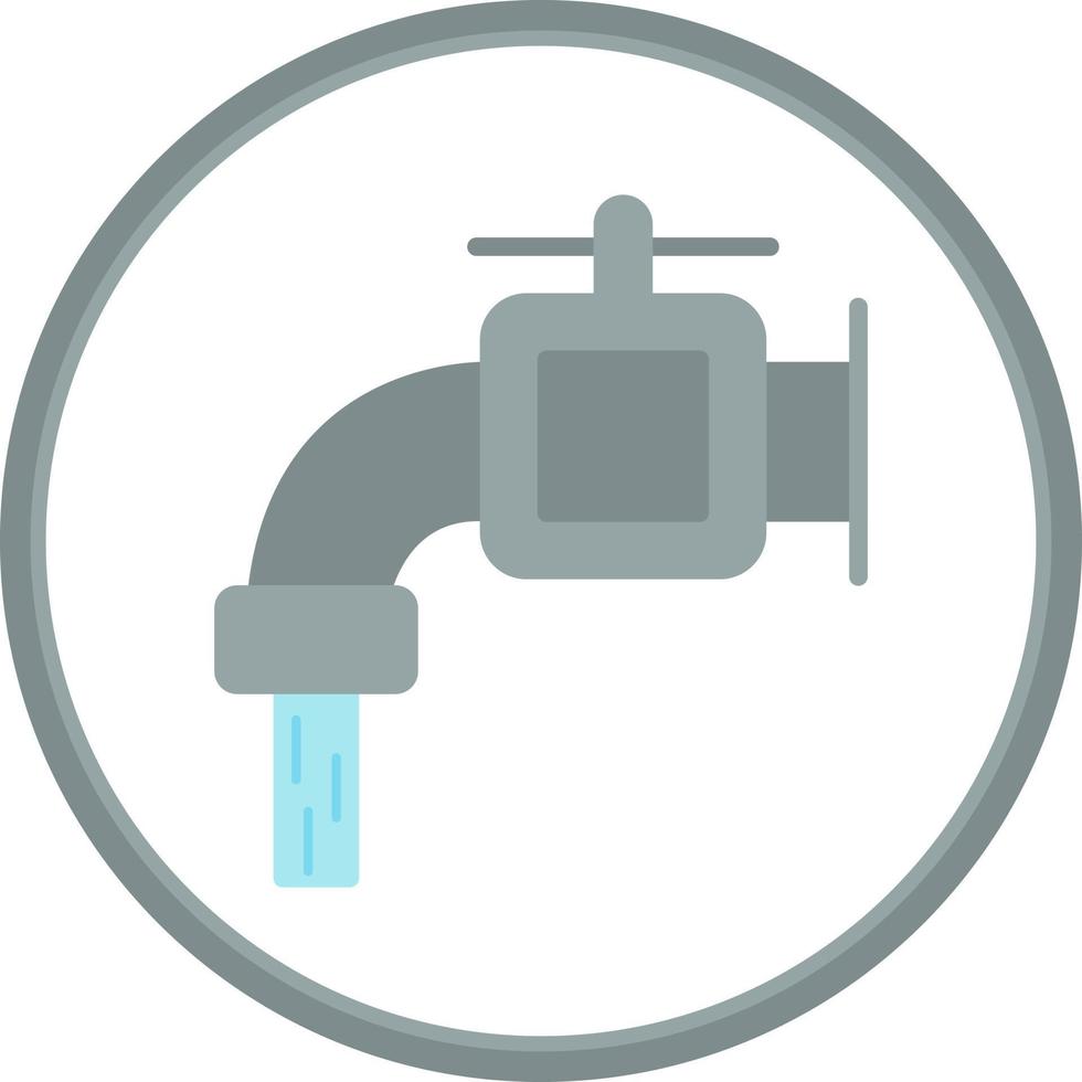 Water Pipe Vector Icon Design