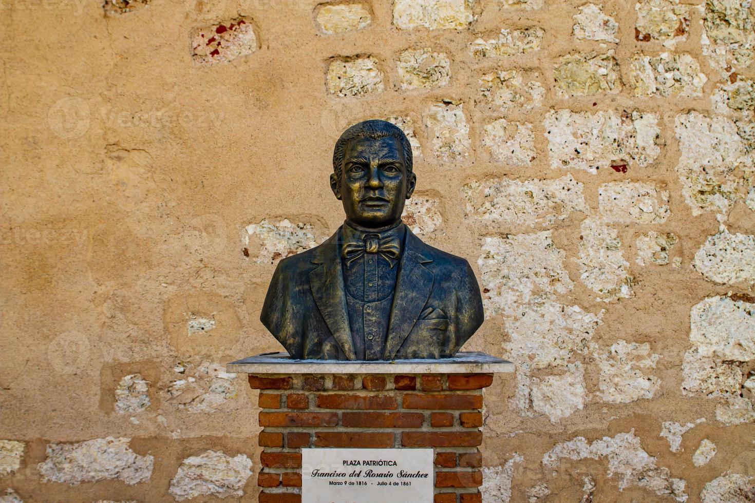 Statue of Francisco del Rozario Sanchez in Santo Domingo, Dominican Republic photo